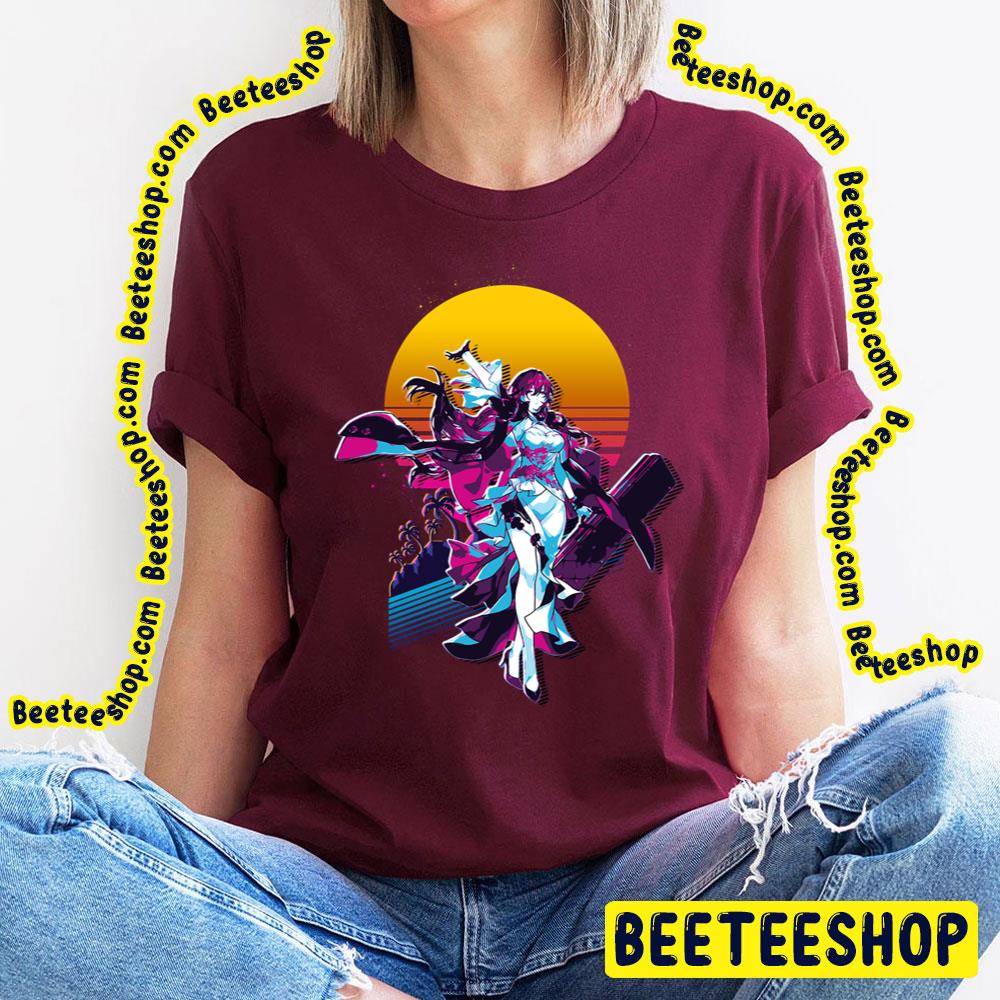 Himeko 80s Retro Honkai Star Rail Game Trending Unisex T-Shirt Himeko 80s Retro Honkai Star Rail Game Trending Unisex T-Shirt