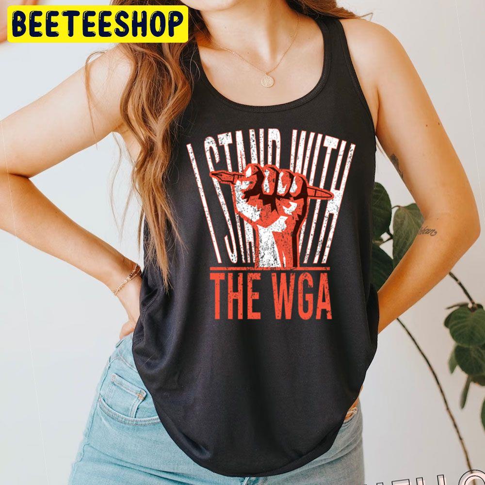 I Stand With The Wga Trending Unisex T-Shirt I Stand With The Wga Trending Unisex T-Shirt