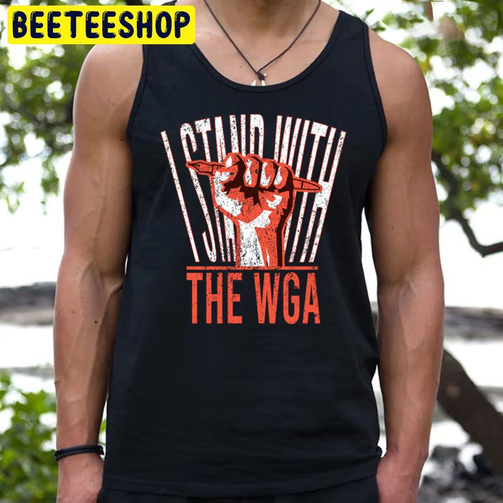 I Stand With The Wga Trending Unisex T-Shirt I Stand With The Wga Trending Unisex T-Shirt