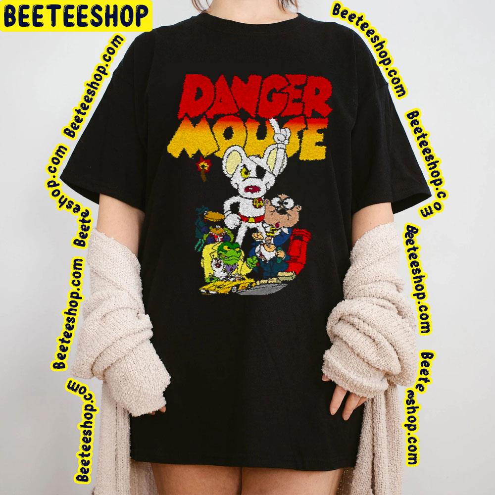 In Color Rainbows Danger Mouse Trending Unisex T-Shirt In Color Rainbows Danger Mouse Trending Unisex T-Shirt