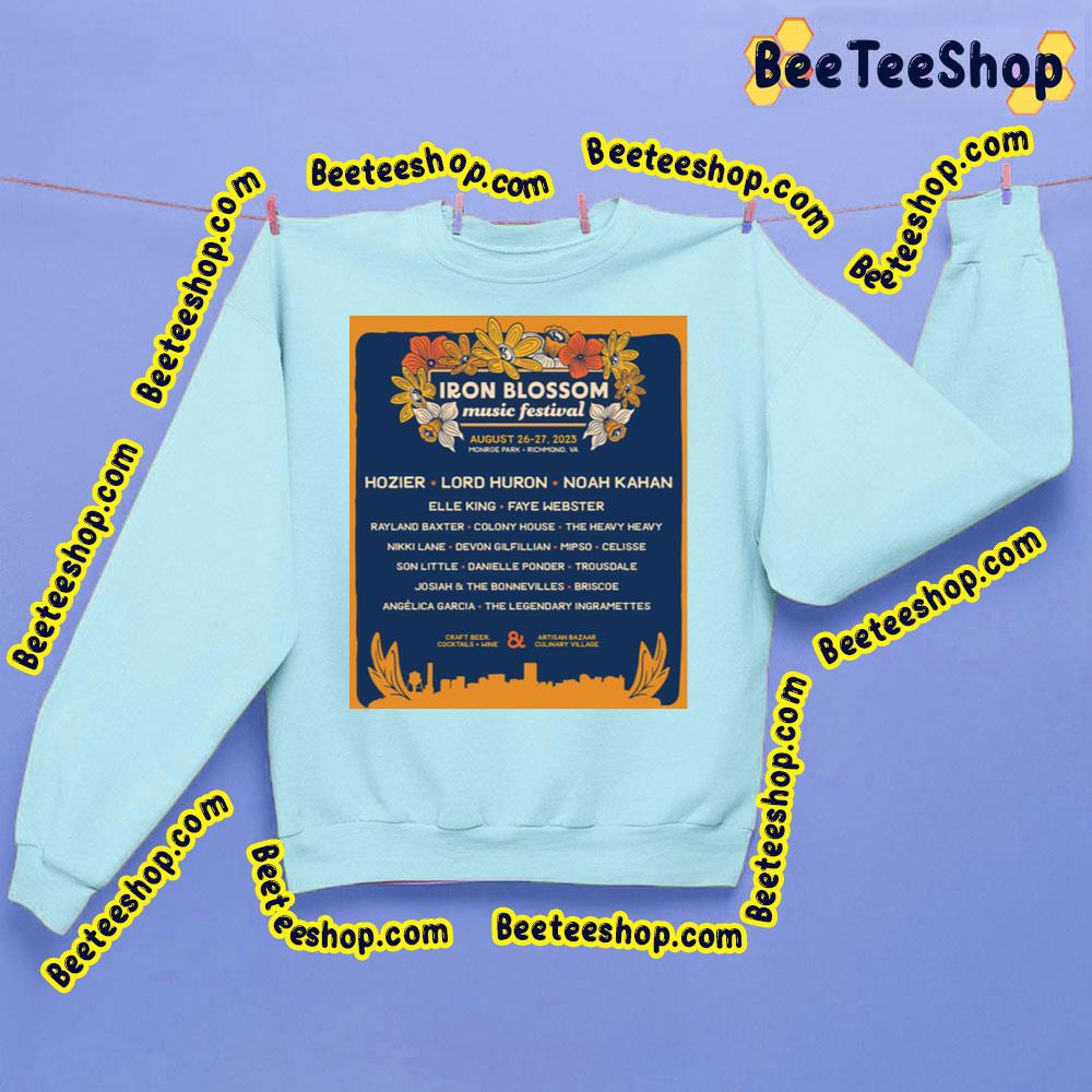 Iron Blossom Music Festval August 2023 Trending Unisex Sweatshirt Iron Blossom Music Festval August 2023 Trending Unisex Sweatshirt