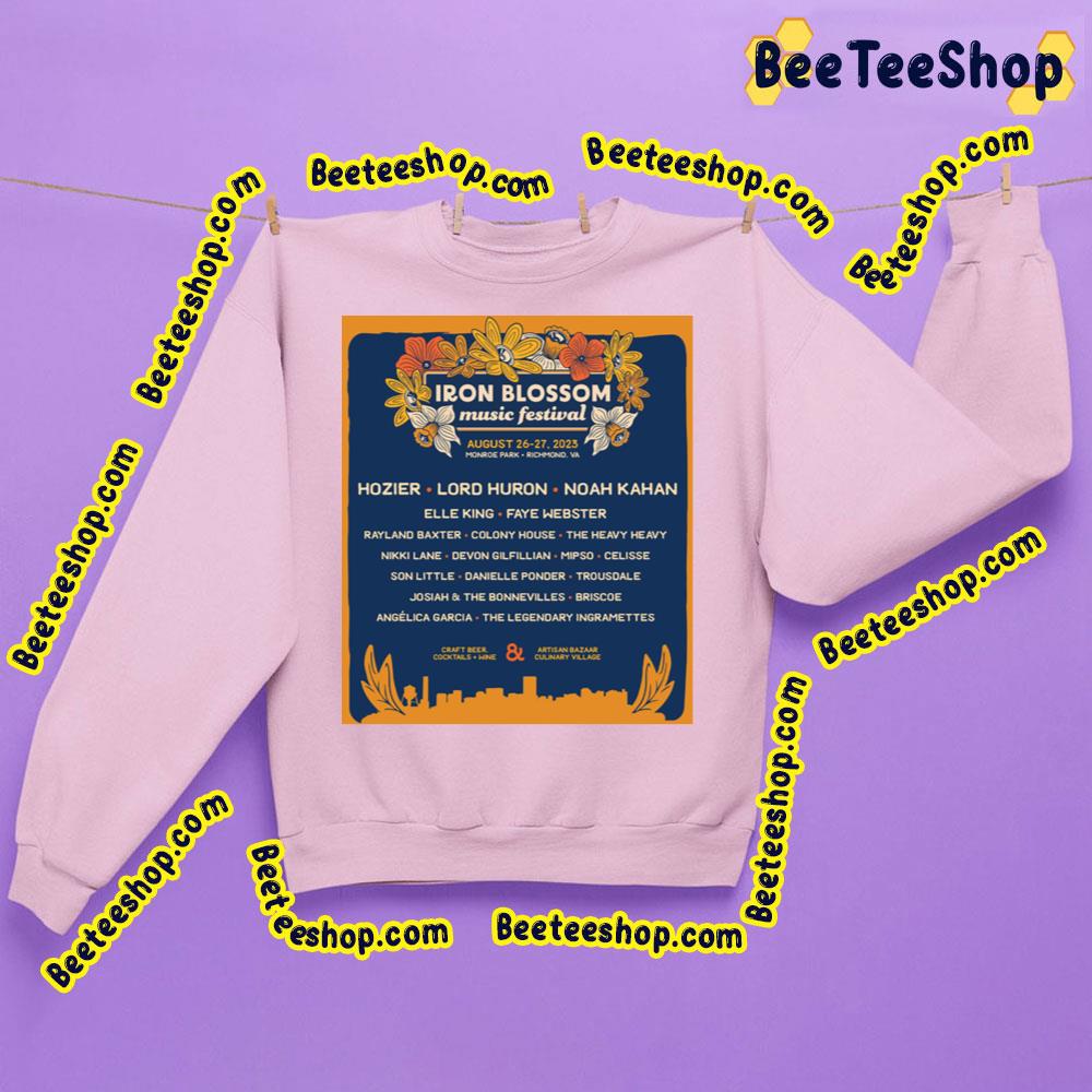 Iron Blossom Music Festval August 2023 Trending Unisex Sweatshirt Iron Blossom Music Festval August 2023 Trending Unisex Sweatshirt