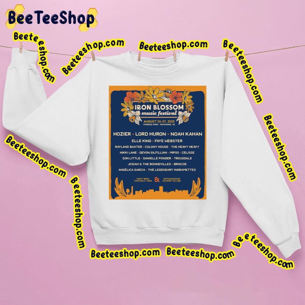Iron Blossom Music Festval August 2023 Trending Unisex Sweatshirt Iron Blossom Music Festval August 2023 Trending Unisex Sweatshirt