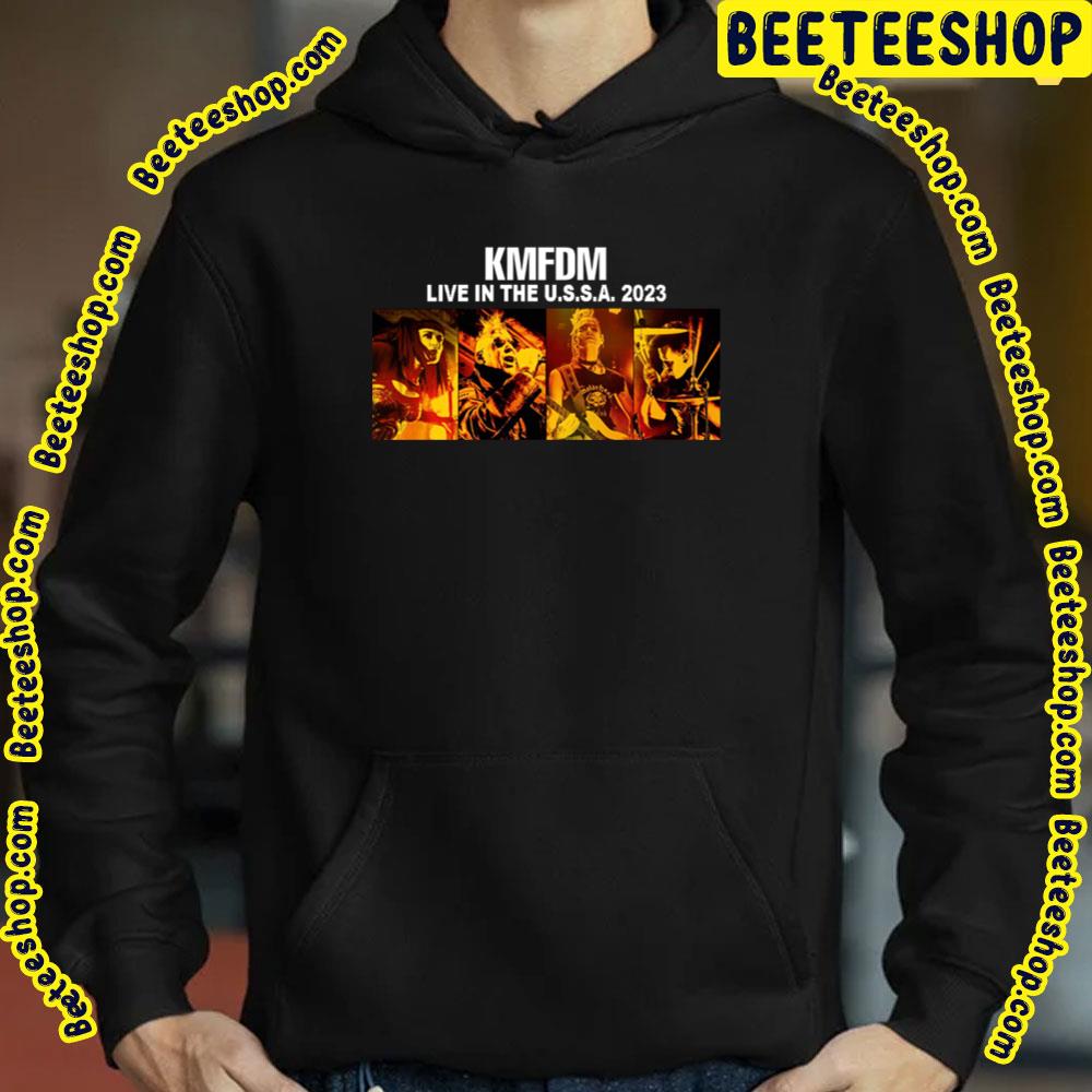 Kmfdm Hyena Live In The Ussa 2023 Trending Unisex T-Shirt Kmfdm Hyena Live In The Ussa 2023 Trending Unisex T-Shirt