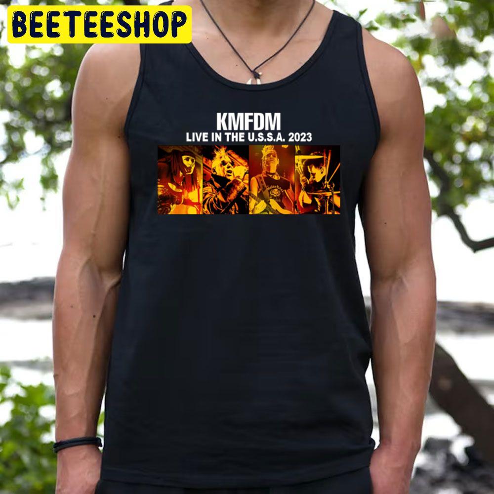 Kmfdm Hyena Live In The Ussa 2023 Trending Unisex T-Shirt Kmfdm Hyena Live In The Ussa 2023 Trending Unisex T-Shirt