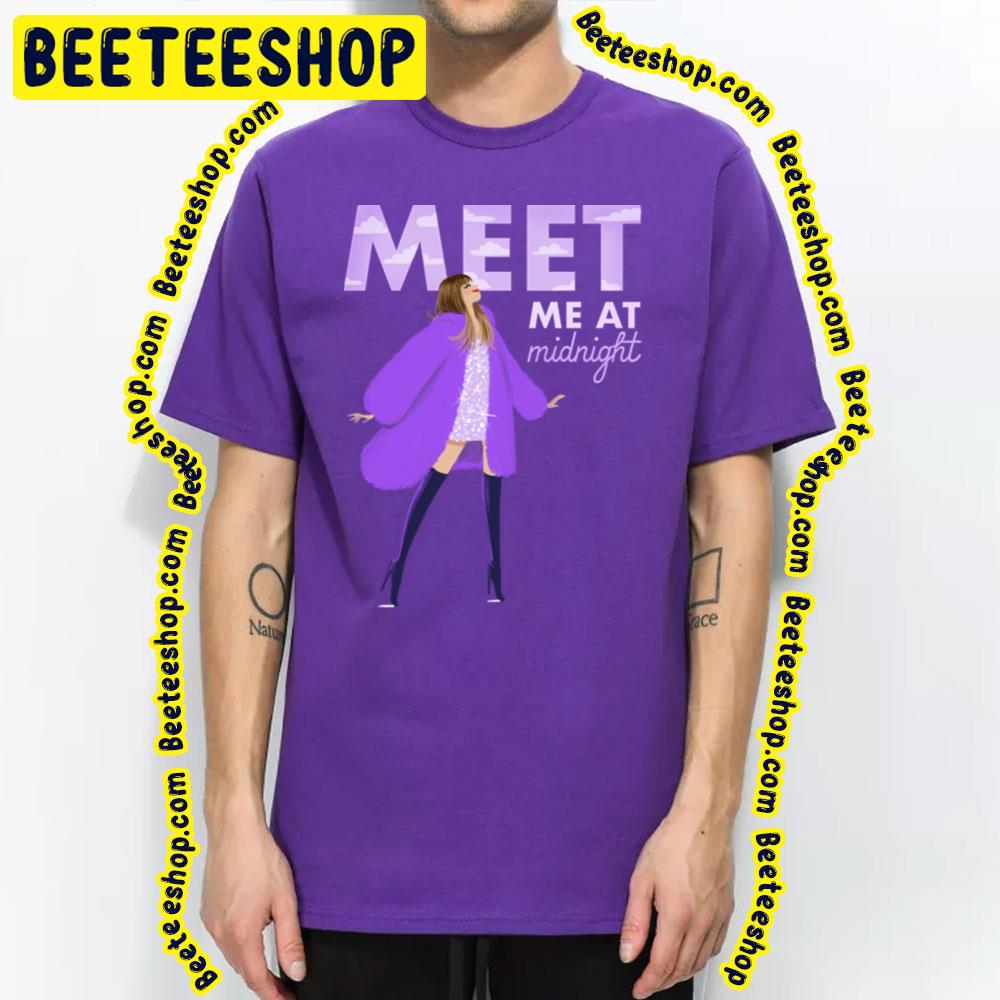Lavender Meet Me At Midnight Taylor Swift Trending Unisex T-Shirt Lavender Meet Me At Midnight Taylor Swift Trending Unisex T-Shirt