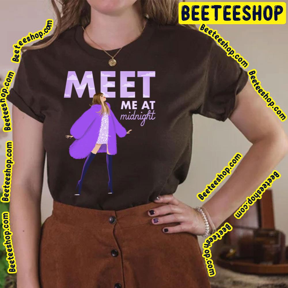 Lavender Meet Me At Midnight Taylor Swift Trending Unisex T-Shirt Lavender Meet Me At Midnight Taylor Swift Trending Unisex T-Shirt