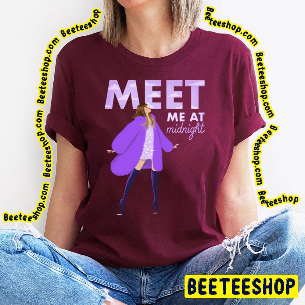 Lavender Meet Me At Midnight Taylor Swift Trending Unisex T-Shirt Lavender Meet Me At Midnight Taylor Swift Trending Unisex T-Shirt