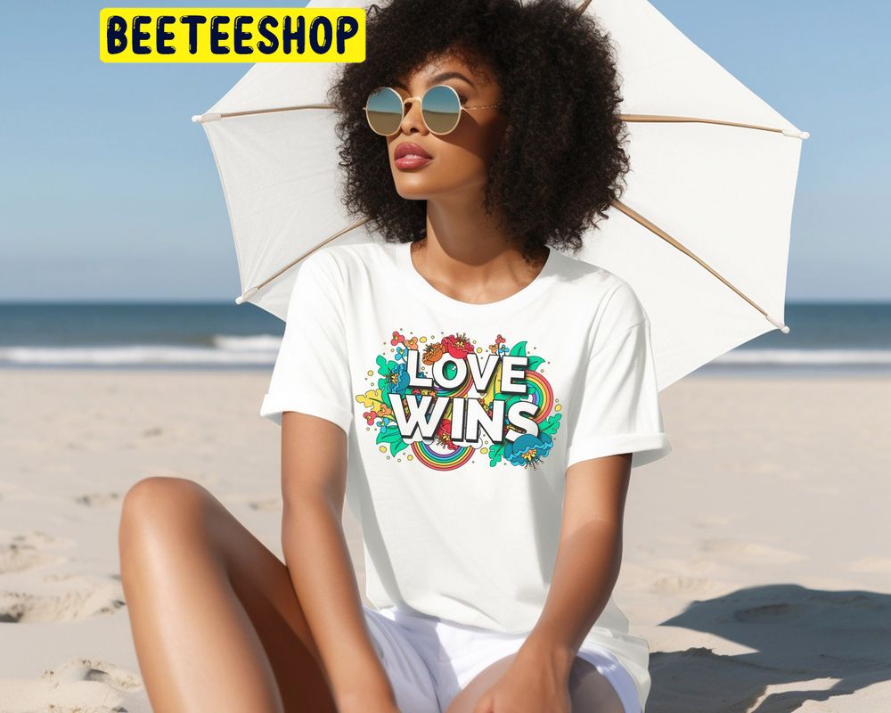Love Wins Rainbow Pride Trending Unisex T-Shirt Love Wins Rainbow Pride Trending Unisex T-Shirt