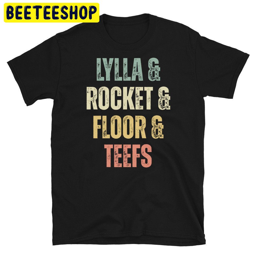 Lylla Teefs Floor Rocket Guardians Of The Galaxy Vol3 Trending Unisex T-Shirt Lylla Teefs Floor Rocket Guardians Of The Galaxy Vol3 Trending Unisex T-Shirt