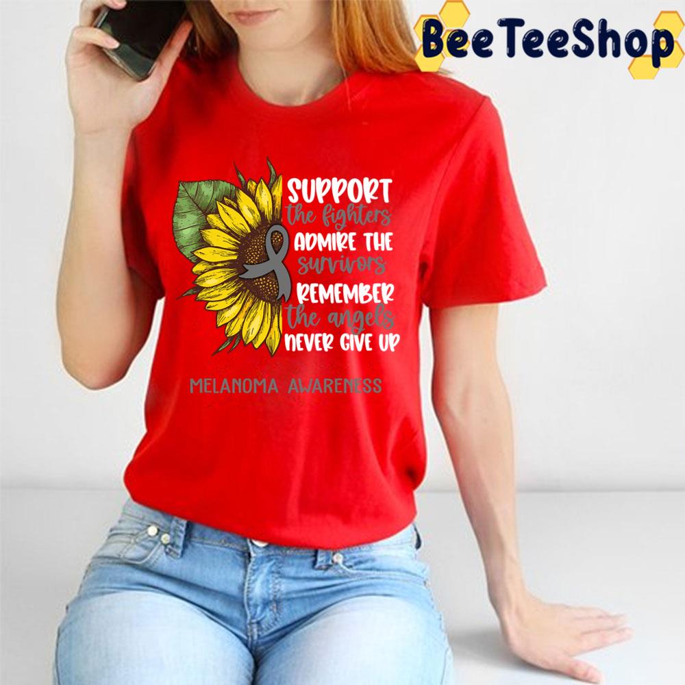 Melanoma Awareness Support The Angels Trending Unisex T-Shirt Melanoma Awareness Support The Angels Trending Unisex T-Shirt