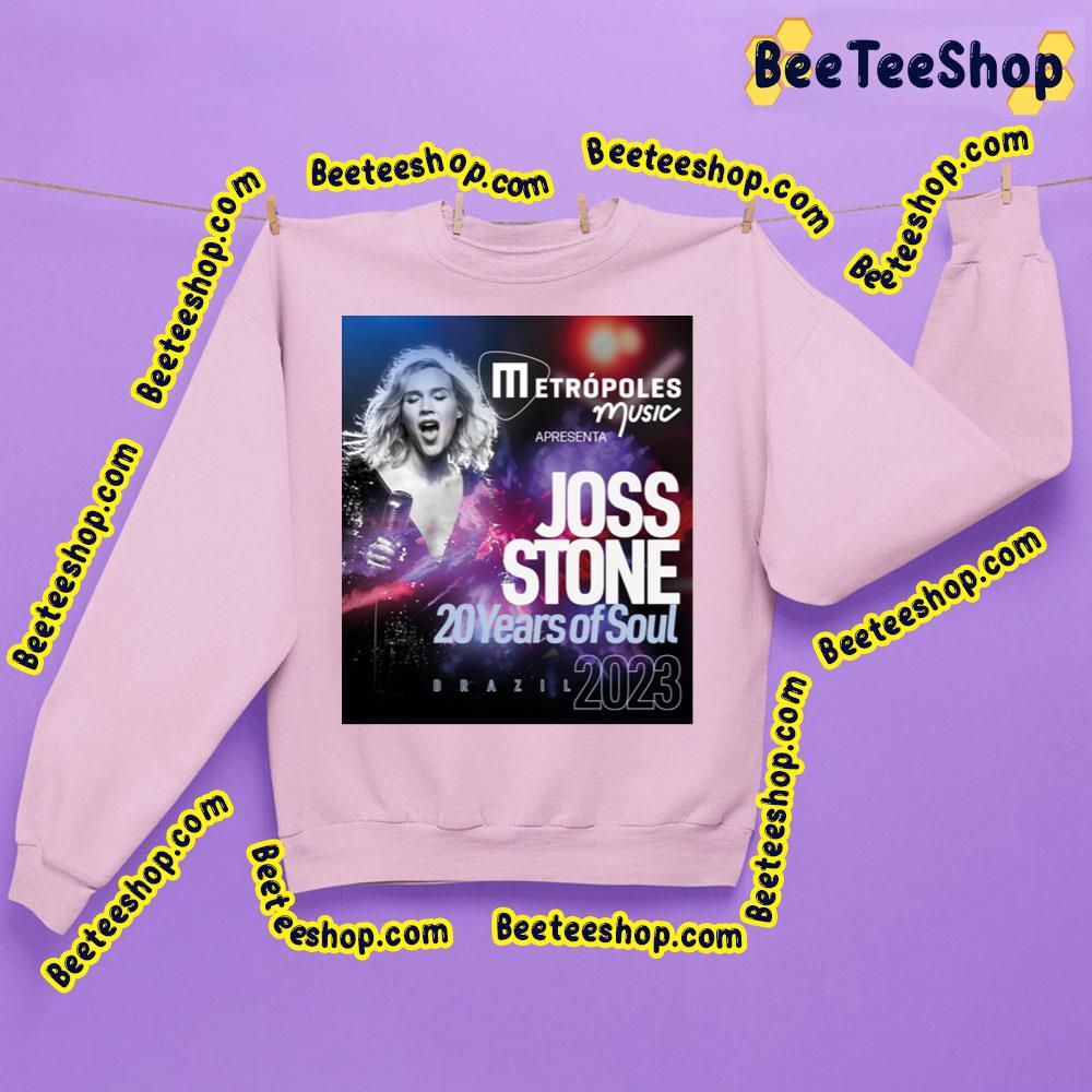 Metropoles Music Joss Stone 20 Years Of Soul Brazil 2023 Trending Unisex Sweatshirt Metropoles Music Joss Stone 20 Years Of Soul Brazil 2023 Trending Unisex Sweatshirt