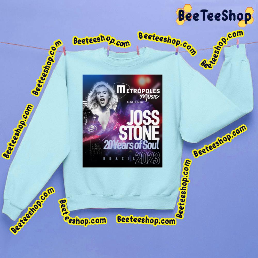 Metropoles Music Joss Stone 20 Years Of Soul Brazil 2023 Trending Unisex Sweatshirt Metropoles Music Joss Stone 20 Years Of Soul Brazil 2023 Trending Unisex Sweatshirt
