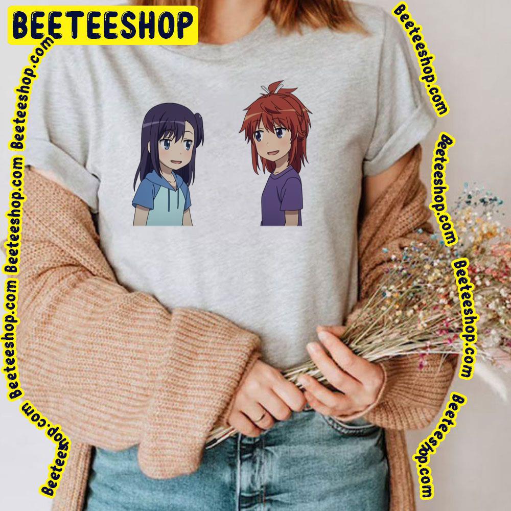 Non Non Biyori Hikage And Natsume Trending Unisex T-Shirt Non Non Biyori Hikage And Natsume Trending Unisex T-Shirt