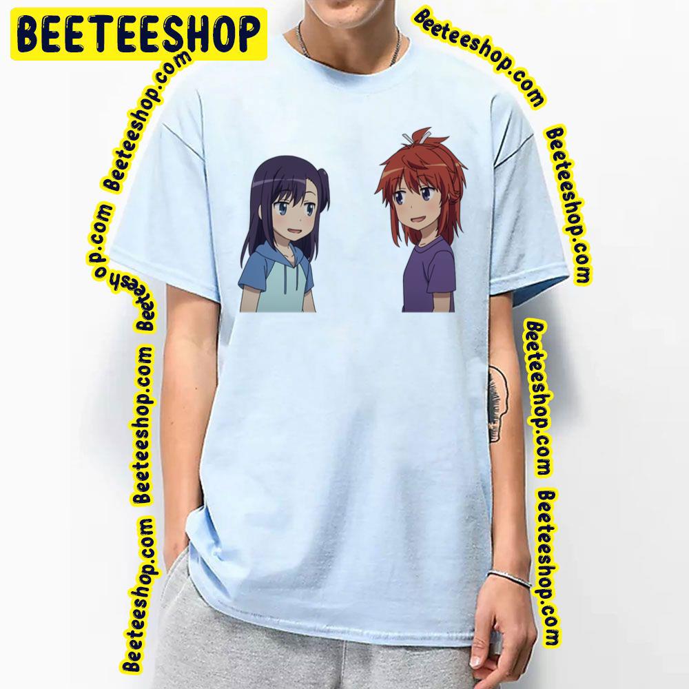 Non Non Biyori Hikage And Natsume Trending Unisex T-Shirt Non Non Biyori Hikage And Natsume Trending Unisex T-Shirt