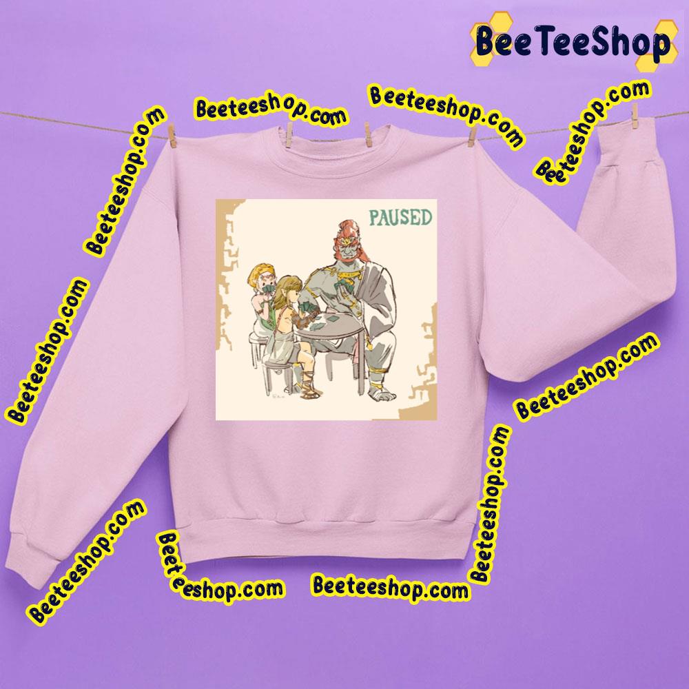 Paused The Legend Of Zelda Game 2023 Trending Unisex Sweatshirt Paused The Legend Of Zelda Game 2023 Trending Unisex Sweatshirt