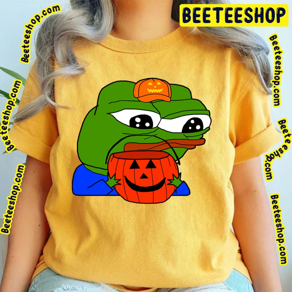 Pepe Halloween Pumpkin Apu Trending Unisex T-Shirt Pepe Halloween Pumpkin Apu Trending Unisex T-Shirt