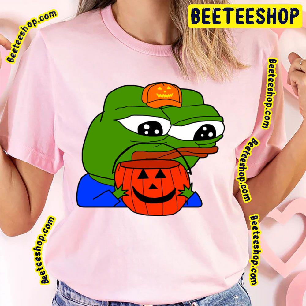 Pepe Halloween Pumpkin Apu Trending Unisex T-Shirt Pepe Halloween Pumpkin Apu Trending Unisex T-Shirt