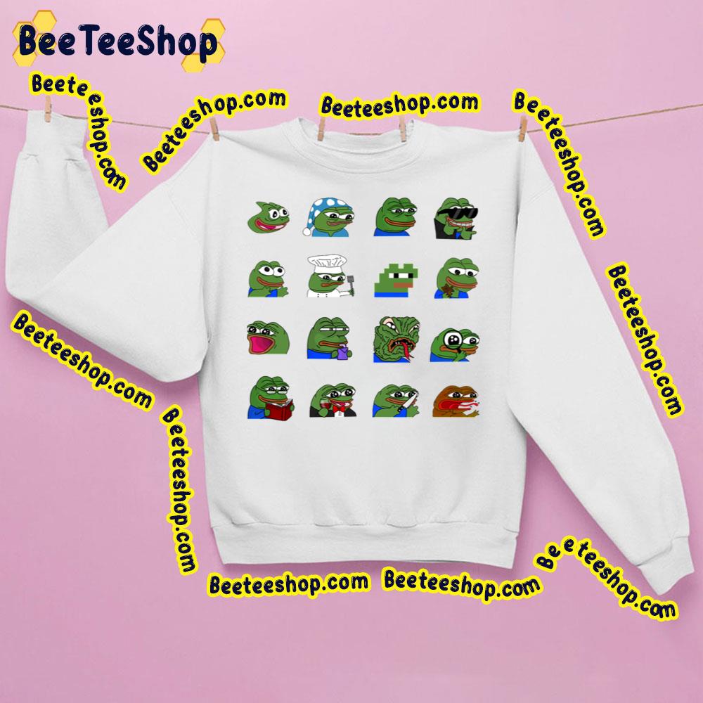 Pepe Peepo Variety Set (16 Pepes Edition) Trending Unisex Sweathirt Pepe Peepo Variety Set (16 Pepes Edition) Trending Unisex Sweathirt