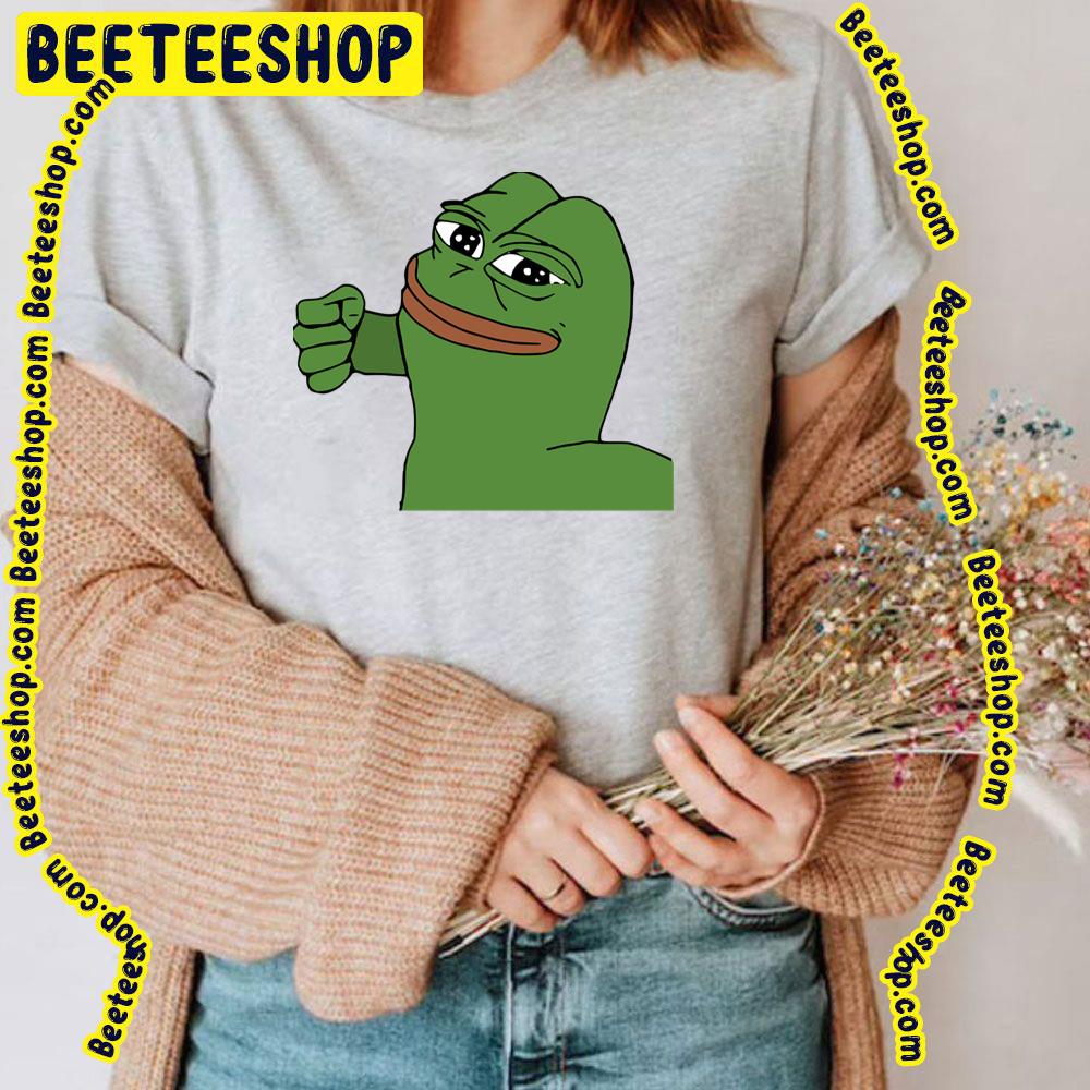 Pepe The Frog Punch Meme Trending Unisex T-Shirt Pepe The Frog Punch Meme Trending Unisex T-Shirt