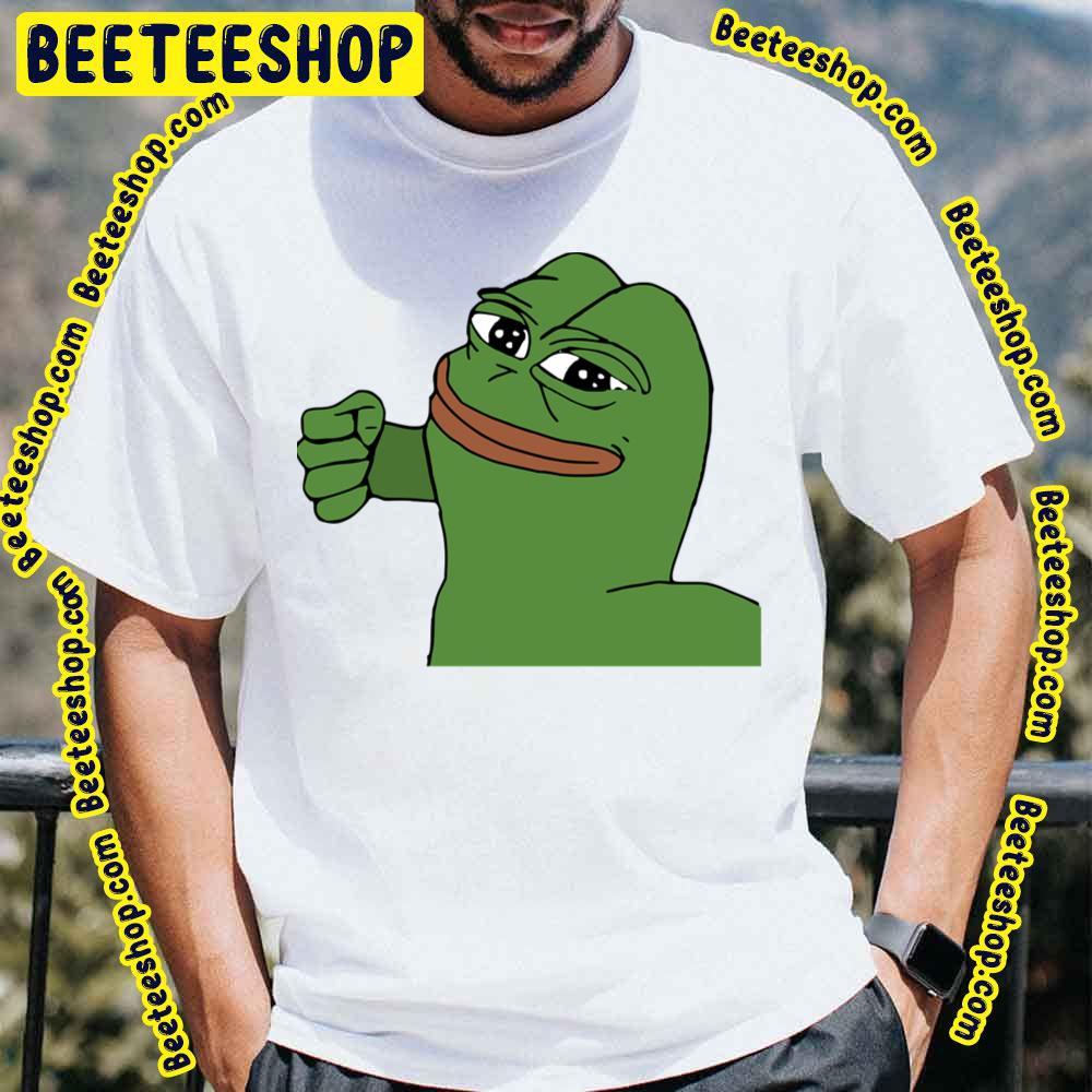 Pepe The Frog Punch Meme Trending Unisex T-Shirt Pepe The Frog Punch Meme Trending Unisex T-Shirt