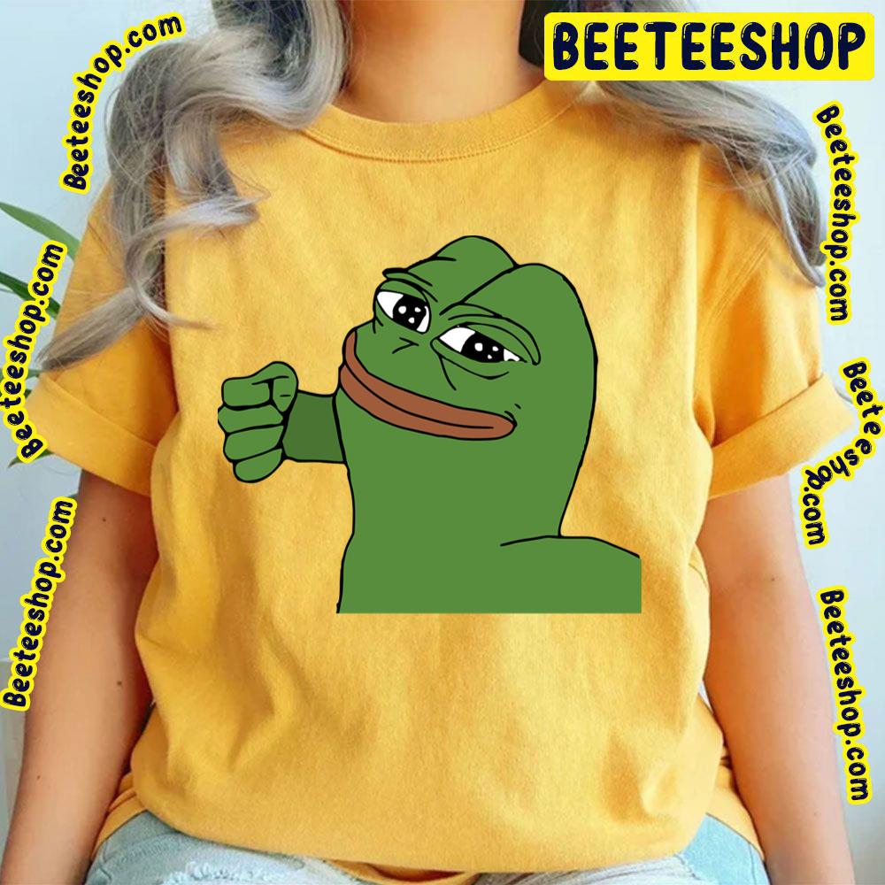 Pepe The Frog Punch Meme Trending Unisex T-Shirt Pepe The Frog Punch Meme Trending Unisex T-Shirt