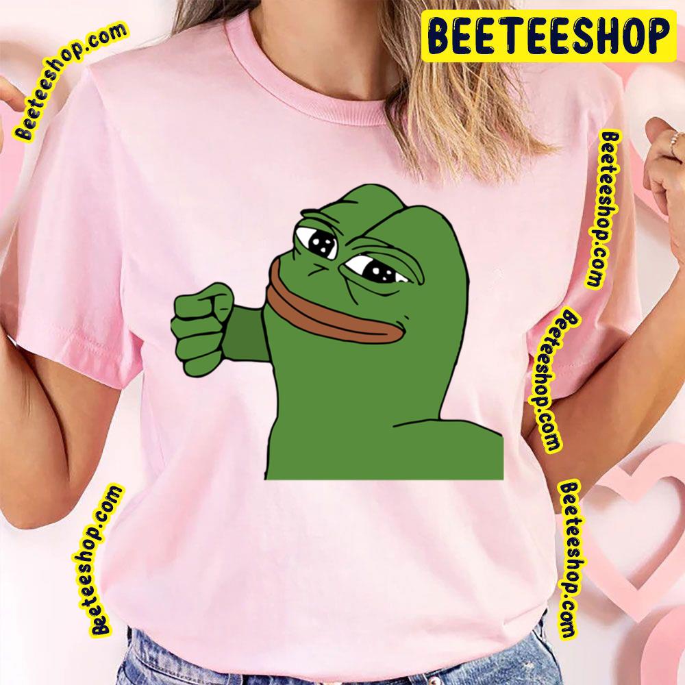 Pepe The Frog Punch Meme Trending Unisex T-Shirt Pepe The Frog Punch Meme Trending Unisex T-Shirt