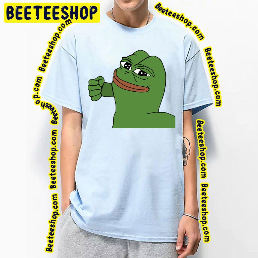 Pepe The Frog Punch Meme Trending Unisex T-Shirt Pepe The Frog Punch Meme Trending Unisex T-Shirt