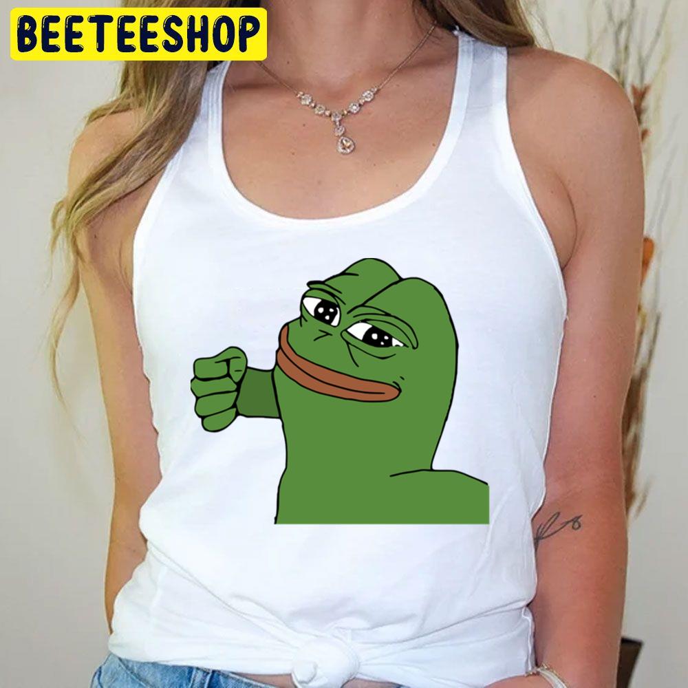 Pepe The Frog Punch Meme Trending Unisex T-Shirt Pepe The Frog Punch Meme Trending Unisex T-Shirt