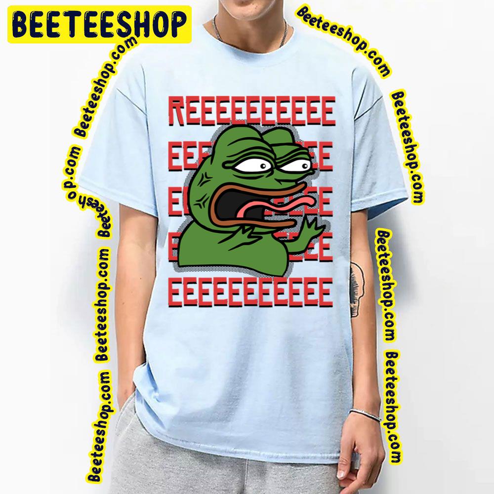 Pepe The Frog Reeee Rare Dank Memes Trending Unisex T-Shirt Pepe The Frog Reeee Rare Dank Memes Trending Unisex T-Shirt