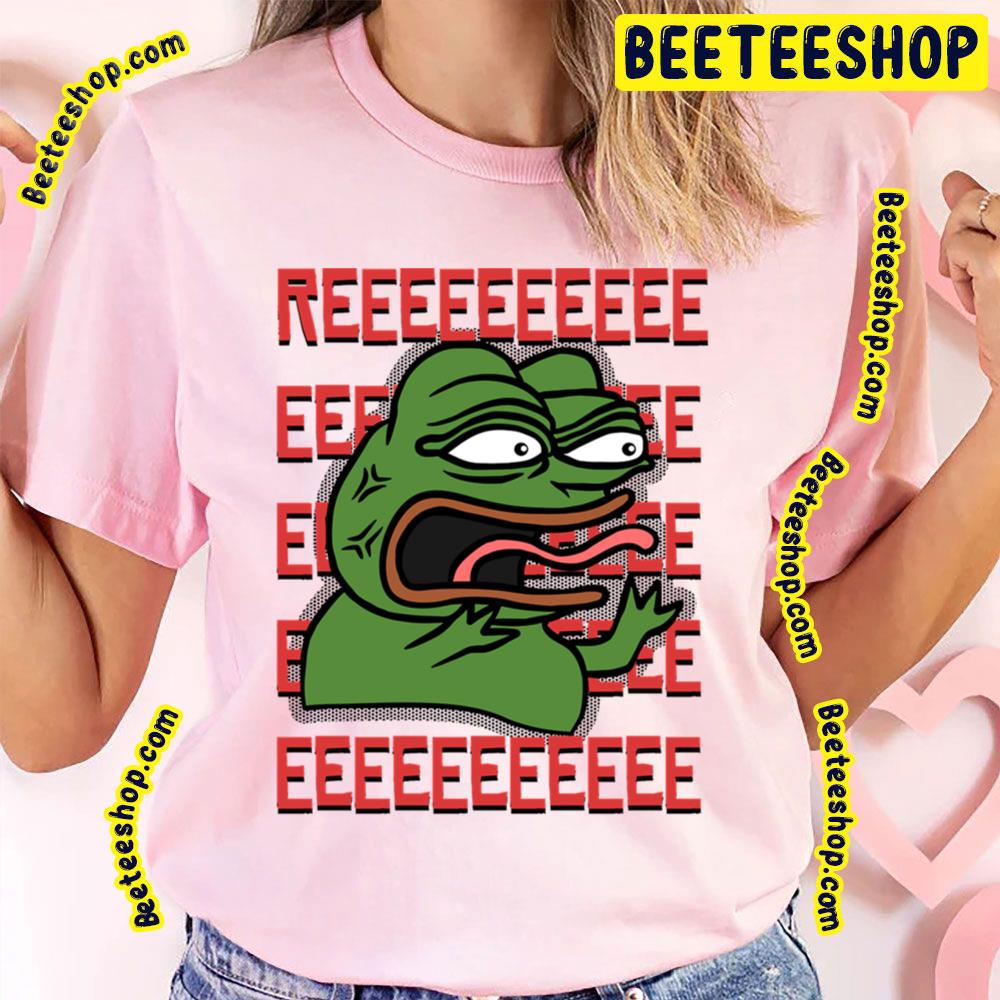 Pepe The Frog Reeee Rare Dank Memes Trending Unisex T-Shirt Pepe The Frog Reeee Rare Dank Memes Trending Unisex T-Shirt