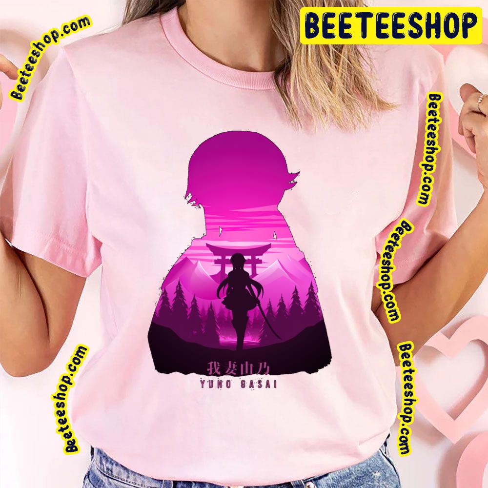 Pink Art Yuno Gasai Mirai Nikki Trending Unisex T-Shirt Pink Art Yuno Gasai Mirai Nikki Trending Unisex T-Shirt