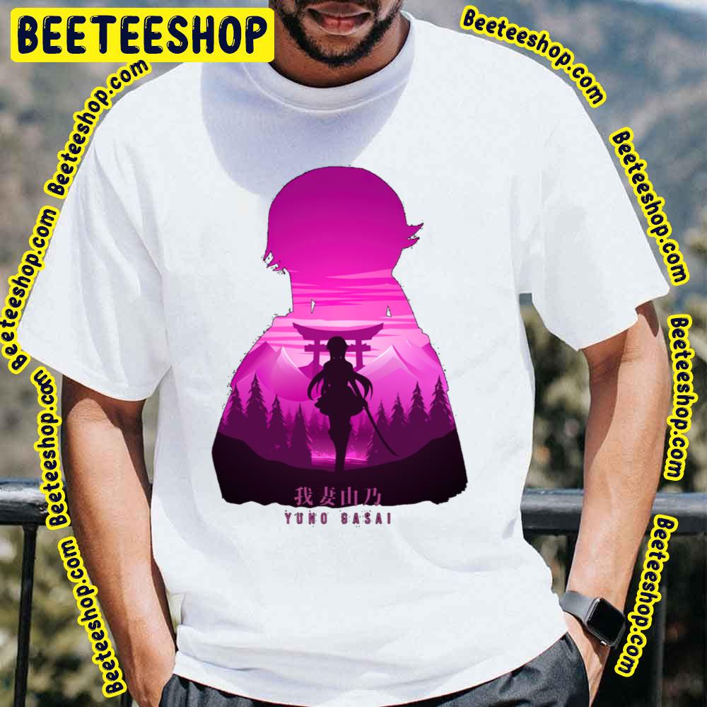 Pink Art Yuno Gasai Mirai Nikki Trending Unisex T-Shirt Pink Art Yuno Gasai Mirai Nikki Trending Unisex T-Shirt