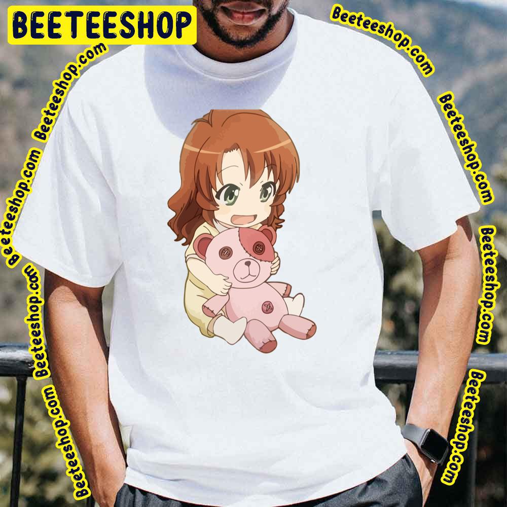 Pink Bear Komari Crying Non Non Biyori Trending Unisex T-Shirt Pink Bear Komari Crying Non Non Biyori Trending Unisex T-Shirt