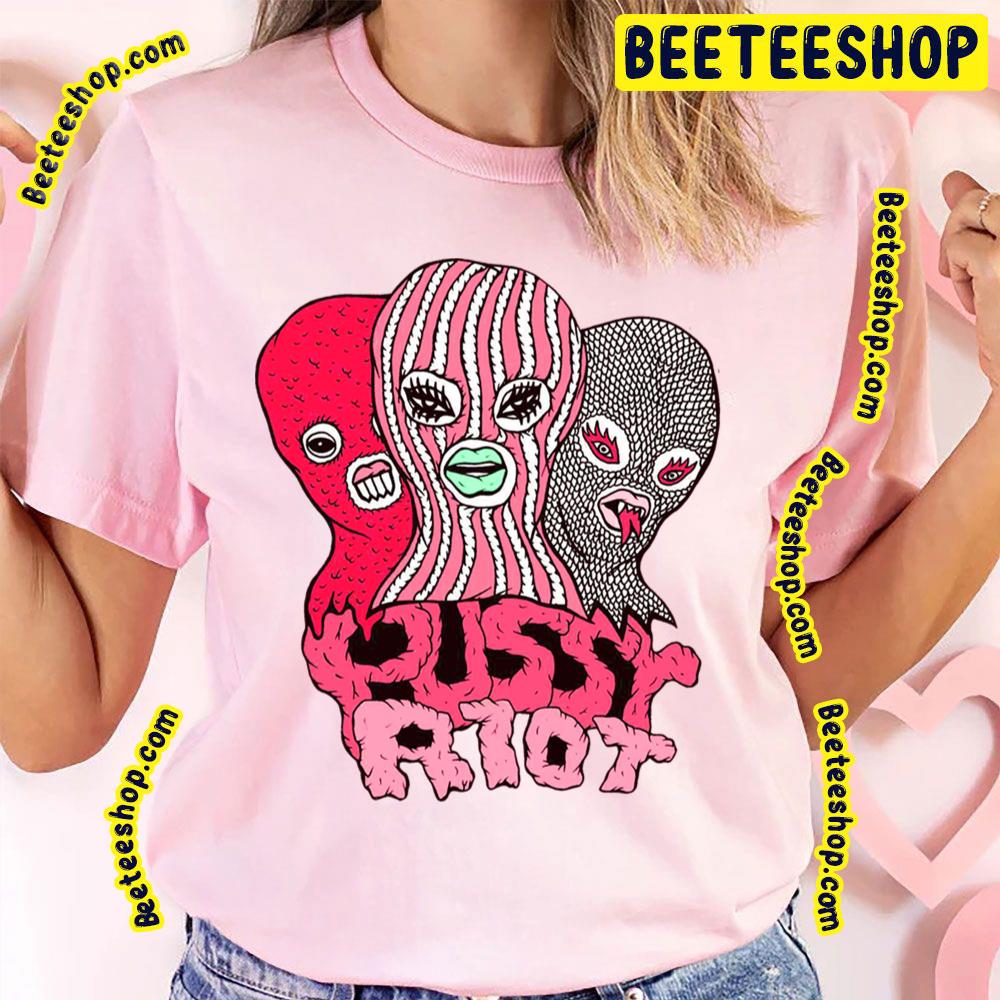 Pink Red Art Pussy Riot Trending Unisex T-Shirt Pink Red Art Pussy Riot Trending Unisex T-Shirt