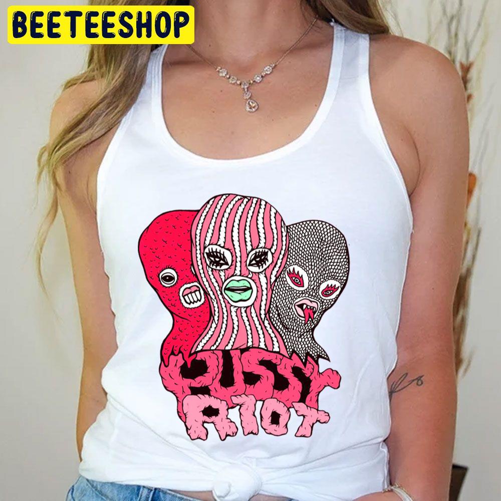 Pink Red Art Pussy Riot Trending Unisex T-Shirt Pink Red Art Pussy Riot Trending Unisex T-Shirt