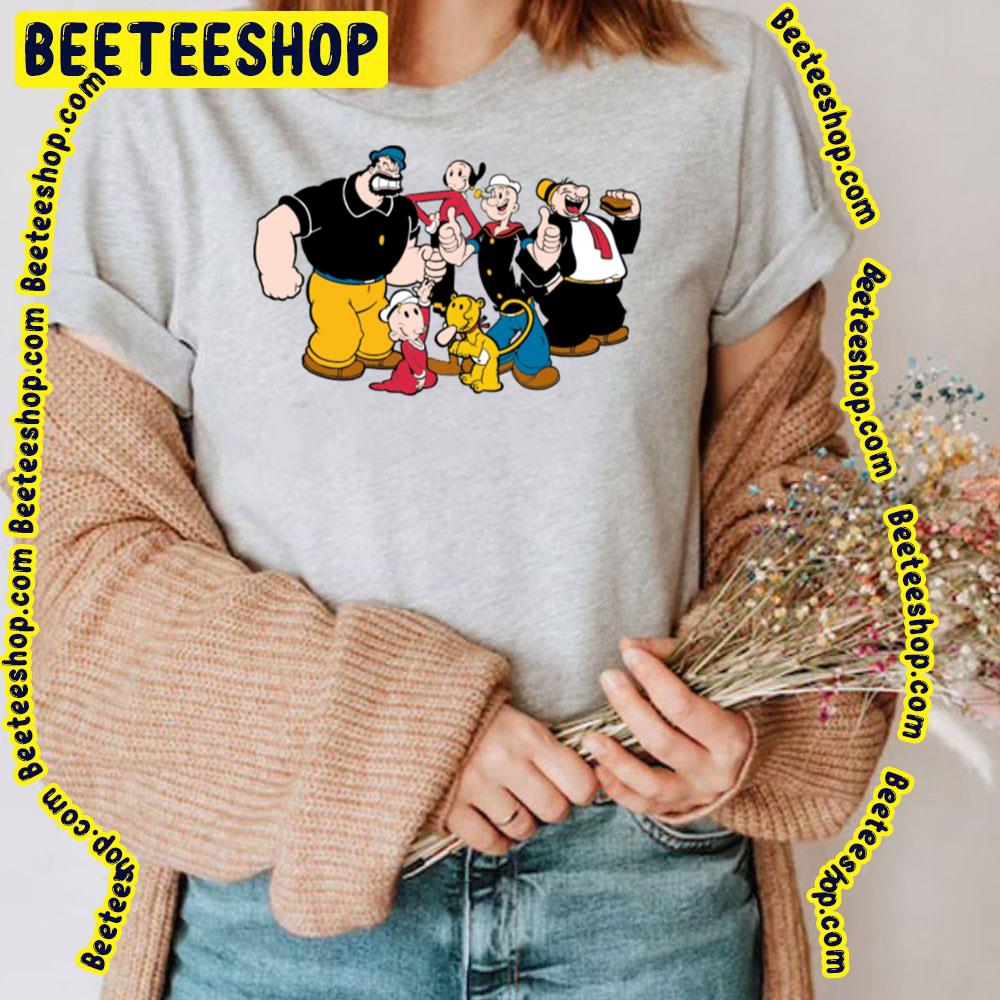 Popeye The Sailor Man Characters Trending Unisex T-Shirt Popeye The Sailor Man Characters Trending Unisex T-Shirt