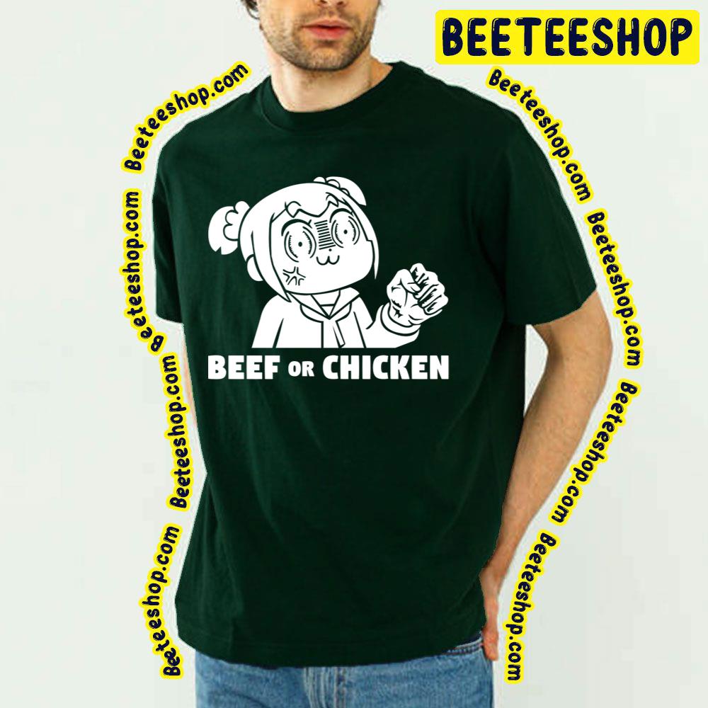 Popuko X Beef Or Chicken Pop Team Epic Trending Unisex T-Shirt Popuko X Beef Or Chicken Pop Team Epic Trending Unisex T-Shirt