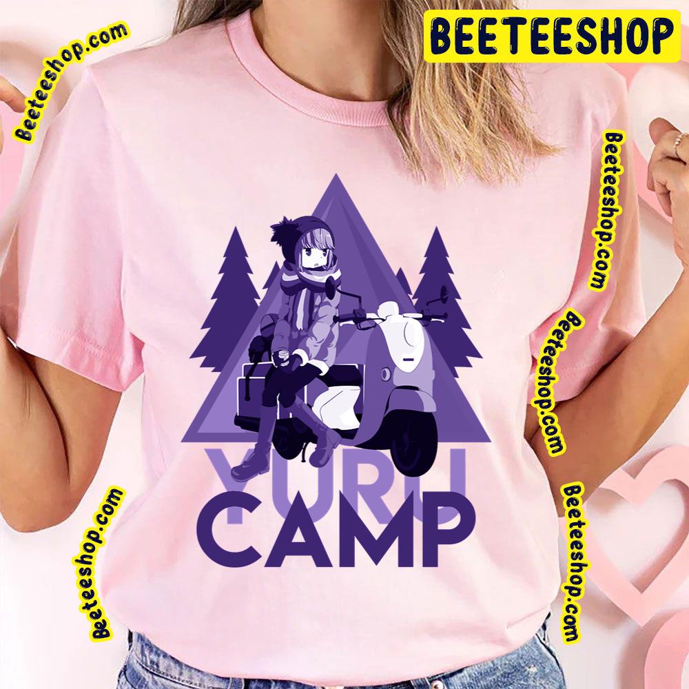 Purple Art Yuru Camp Trending Unisex T-Shirt Purple Art Yuru Camp Trending Unisex T-Shirt