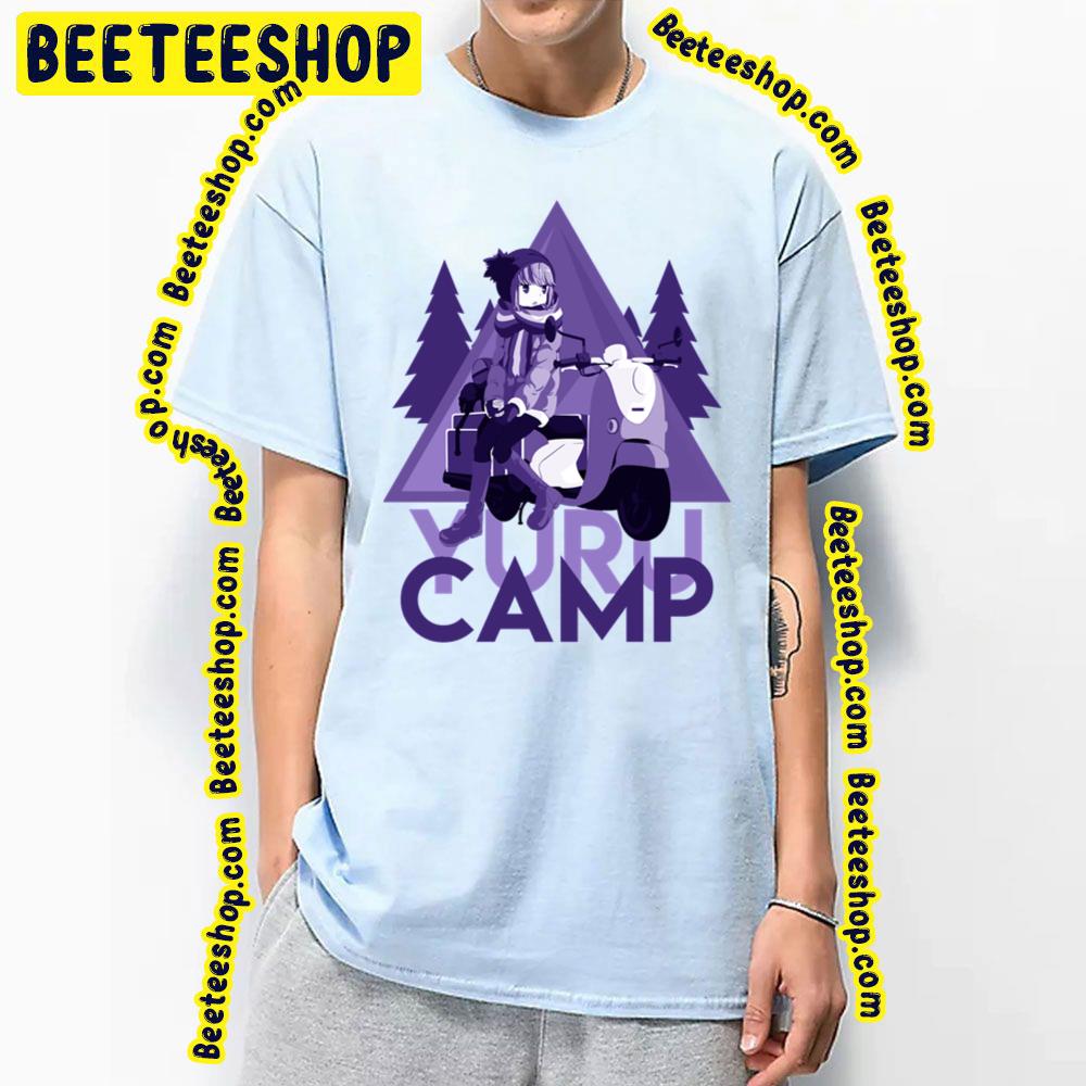 Purple Art Yuru Camp Trending Unisex T-Shirt Purple Art Yuru Camp Trending Unisex T-Shirt