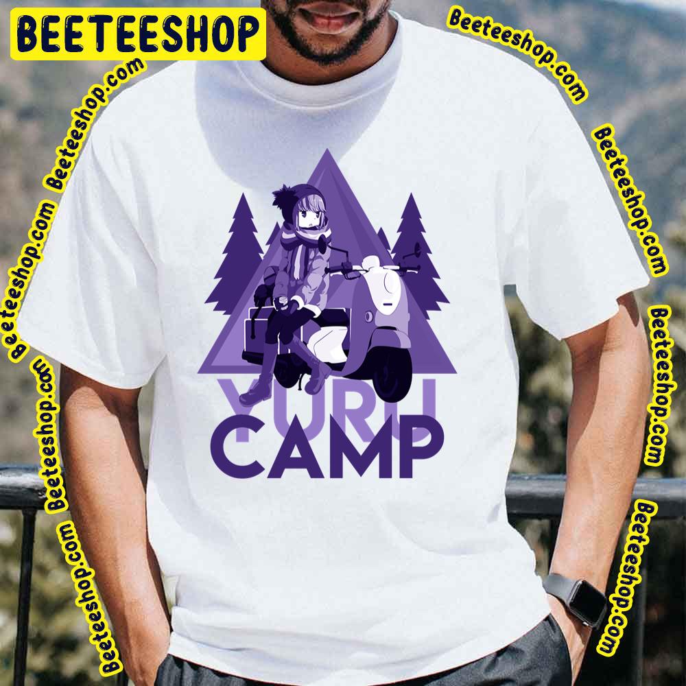 Purple Art Yuru Camp Trending Unisex T-Shirt Purple Art Yuru Camp Trending Unisex T-Shirt