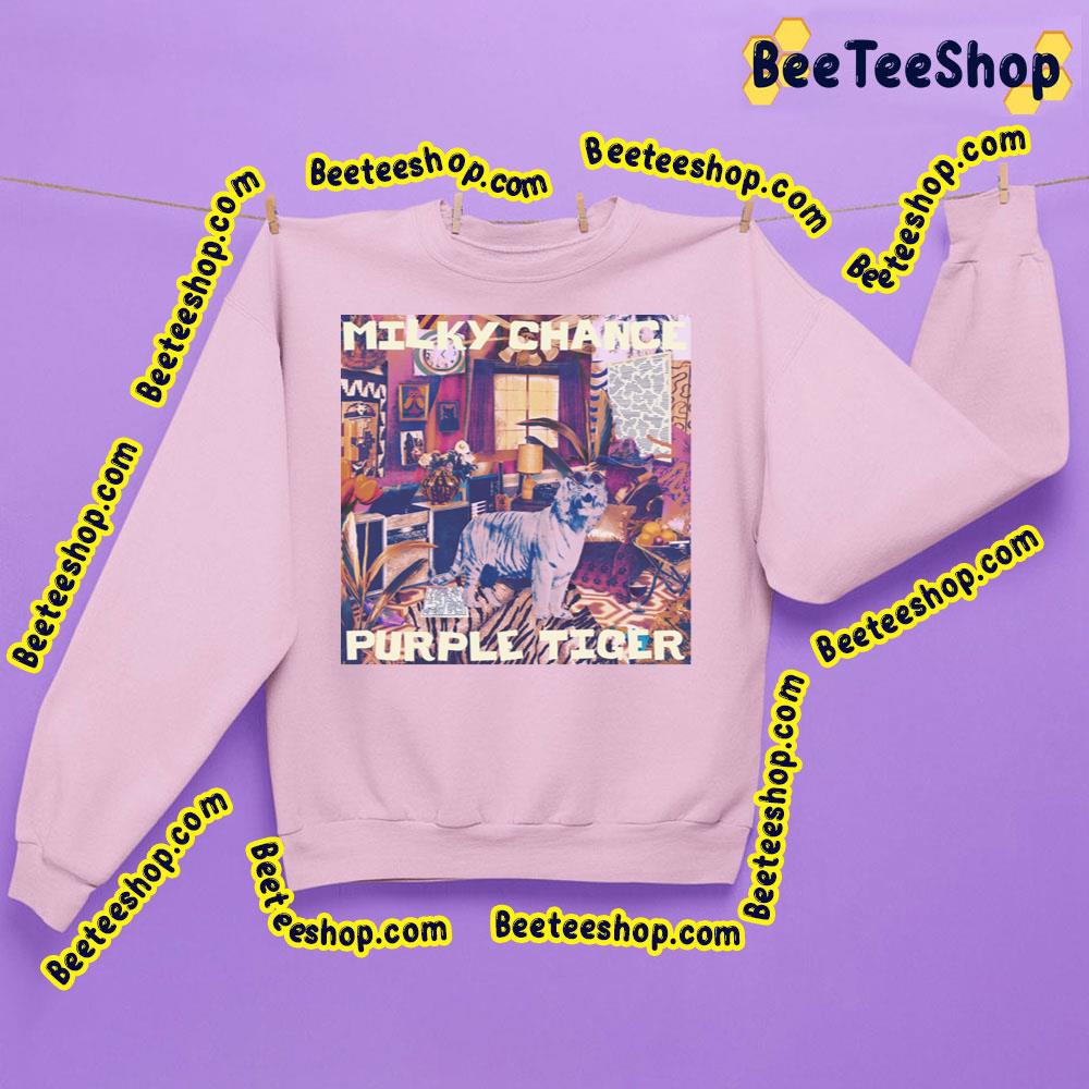 Purple Tiger Milky Chance Trending Unisex Sweatshirt Purple Tiger Milky Chance Trending Unisex Sweatshirt