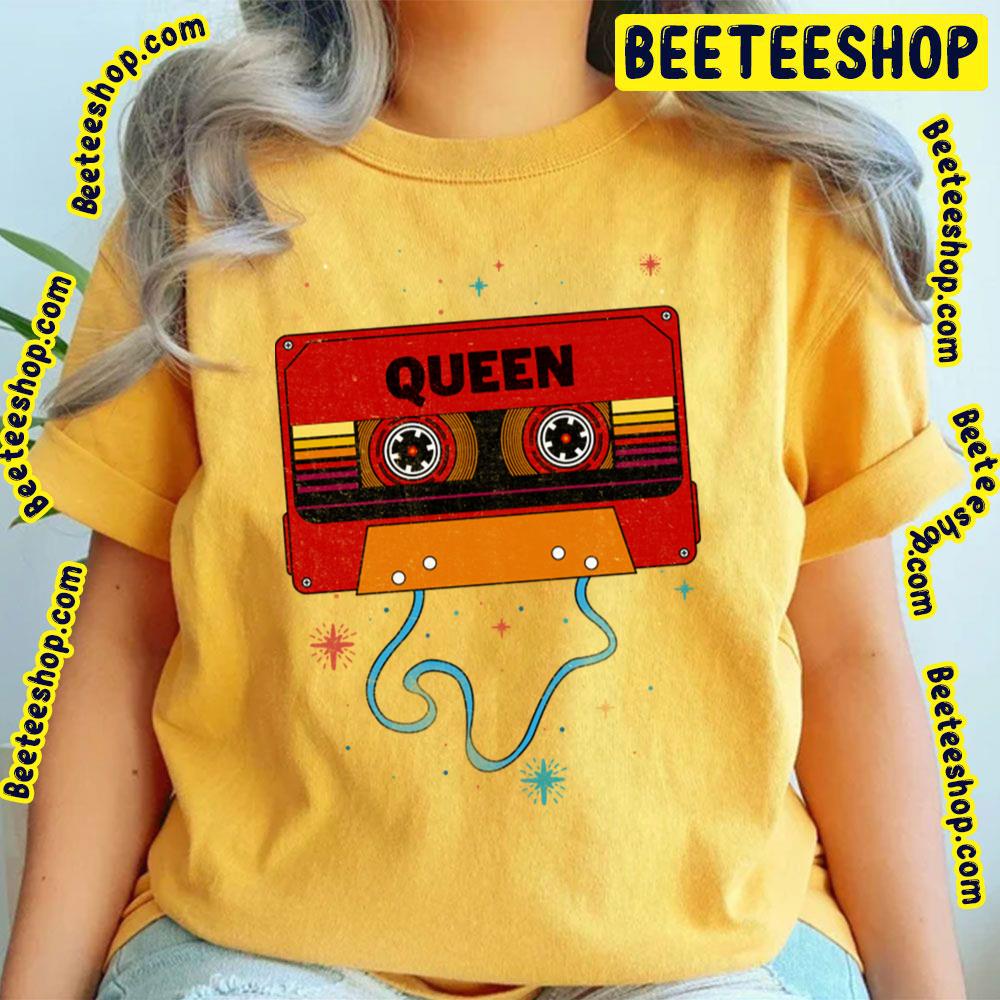 Queen Retro Vintage Cassette Tape Music Trending Unisex T-Shirt Queen Retro Vintage Cassette Tape Music Trending Unisex T-Shirt