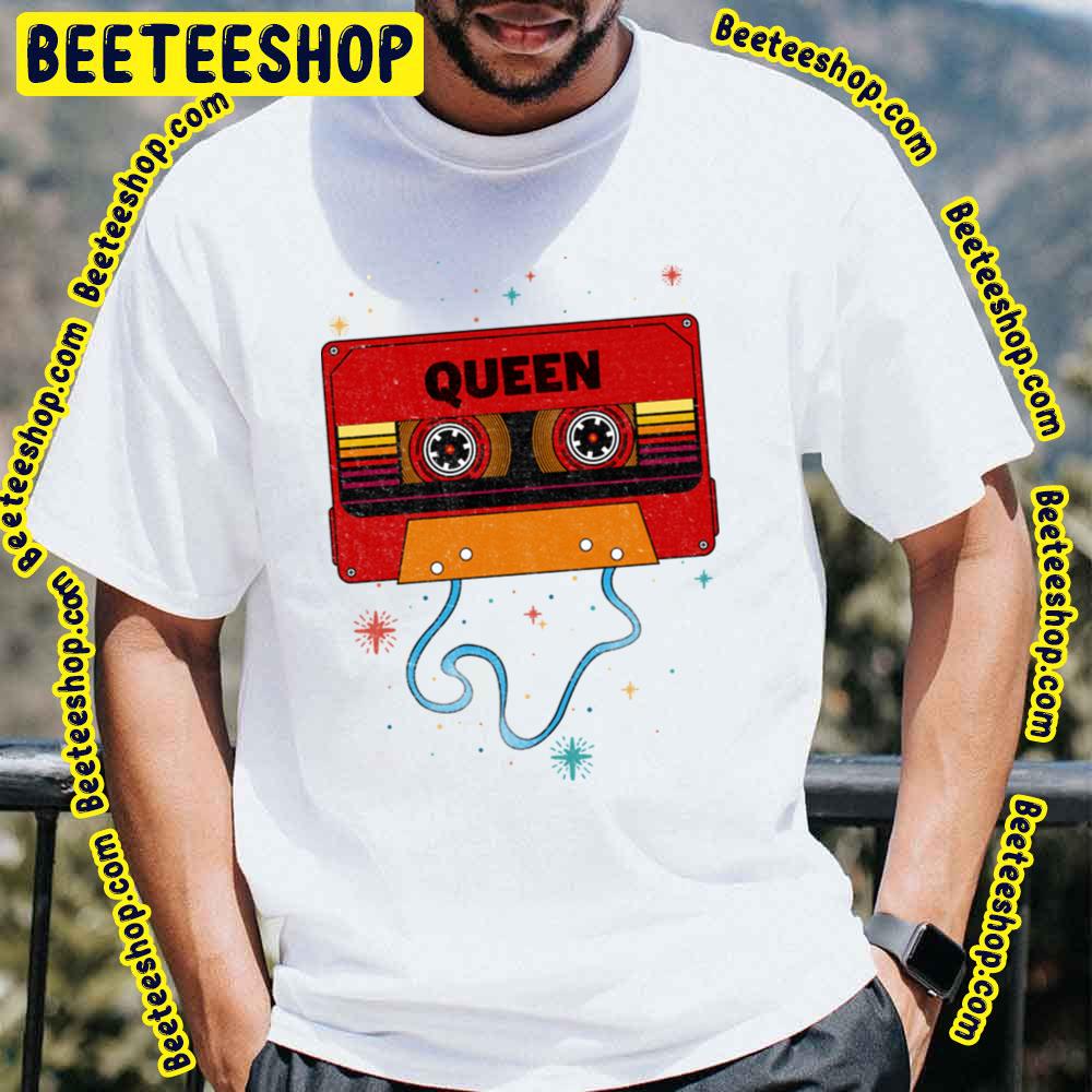 Queen Retro Vintage Cassette Tape Music Trending Unisex T-Shirt Queen Retro Vintage Cassette Tape Music Trending Unisex T-Shirt