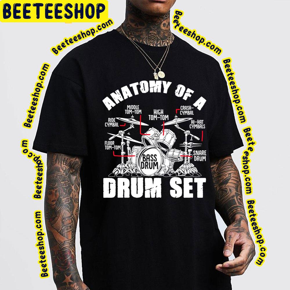 Red Art Drum Anatomy Trending Unisex T-Shirt Red Art Drum Anatomy Trending Unisex T-Shirt