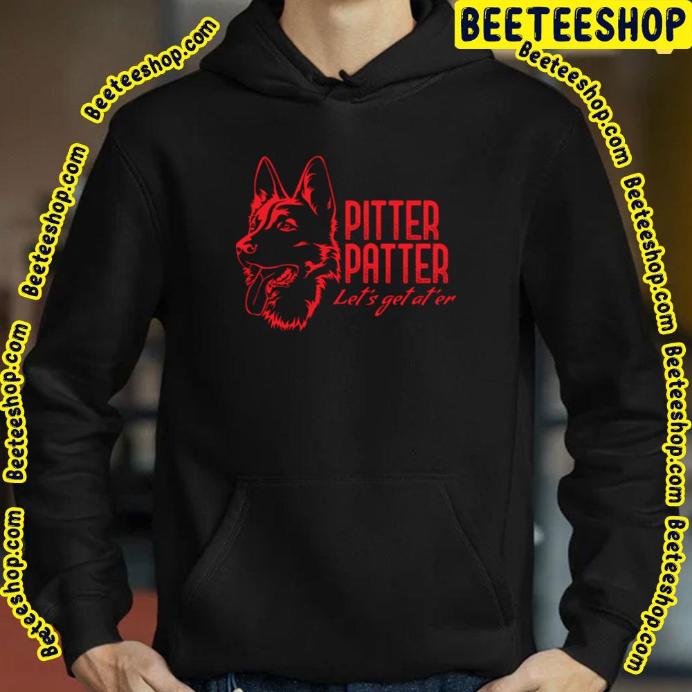 Red Art Pitter Patter Let’s Get At’er Trending Unisex T-Shirt Red Art Pitter Patter Let’s Get At’er Trending Unisex T-Shirt