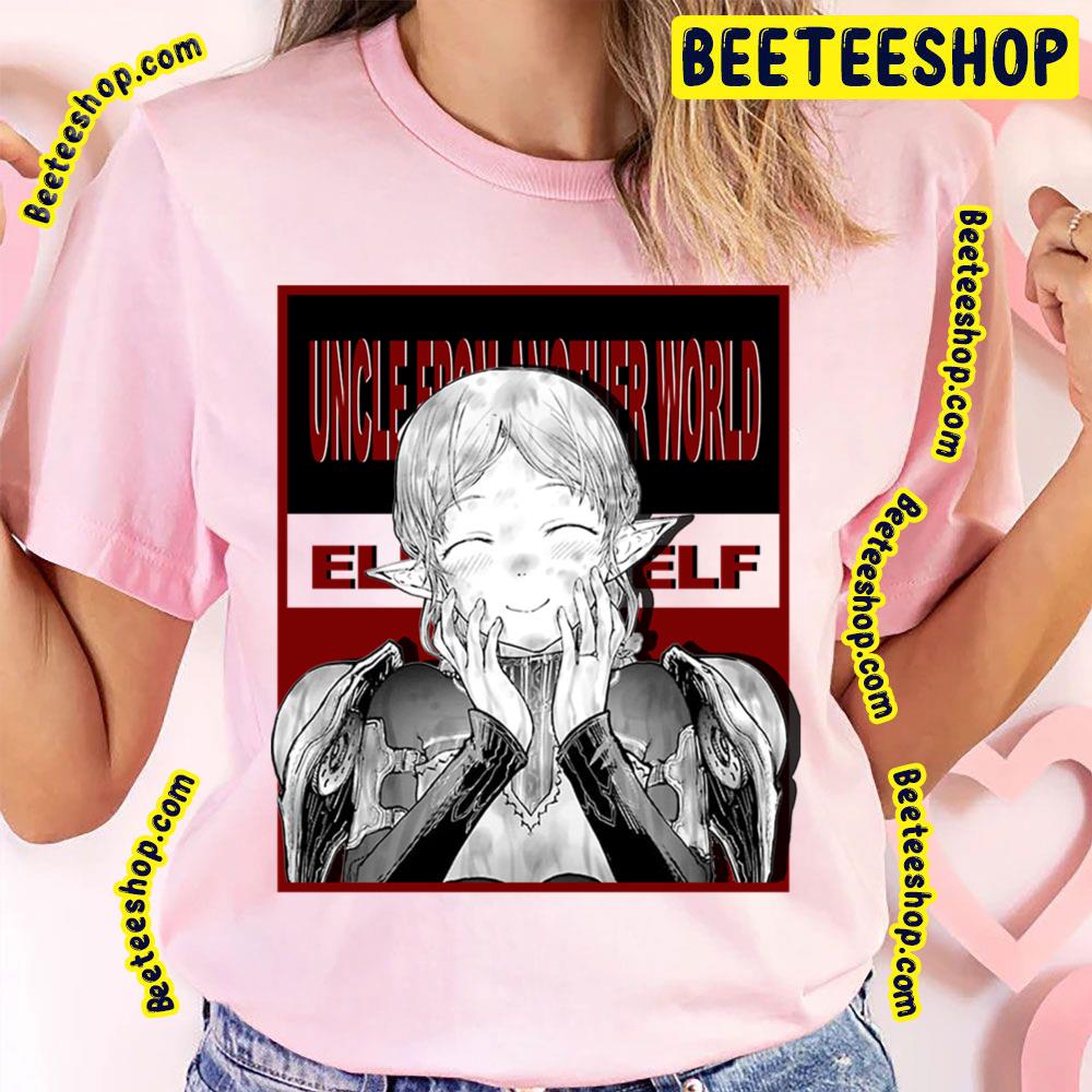 Red Black Art Elf Uncle From Another World Trending Unisex T-Shirt Red Black Art Elf Uncle From Another World Trending Unisex T-Shirt