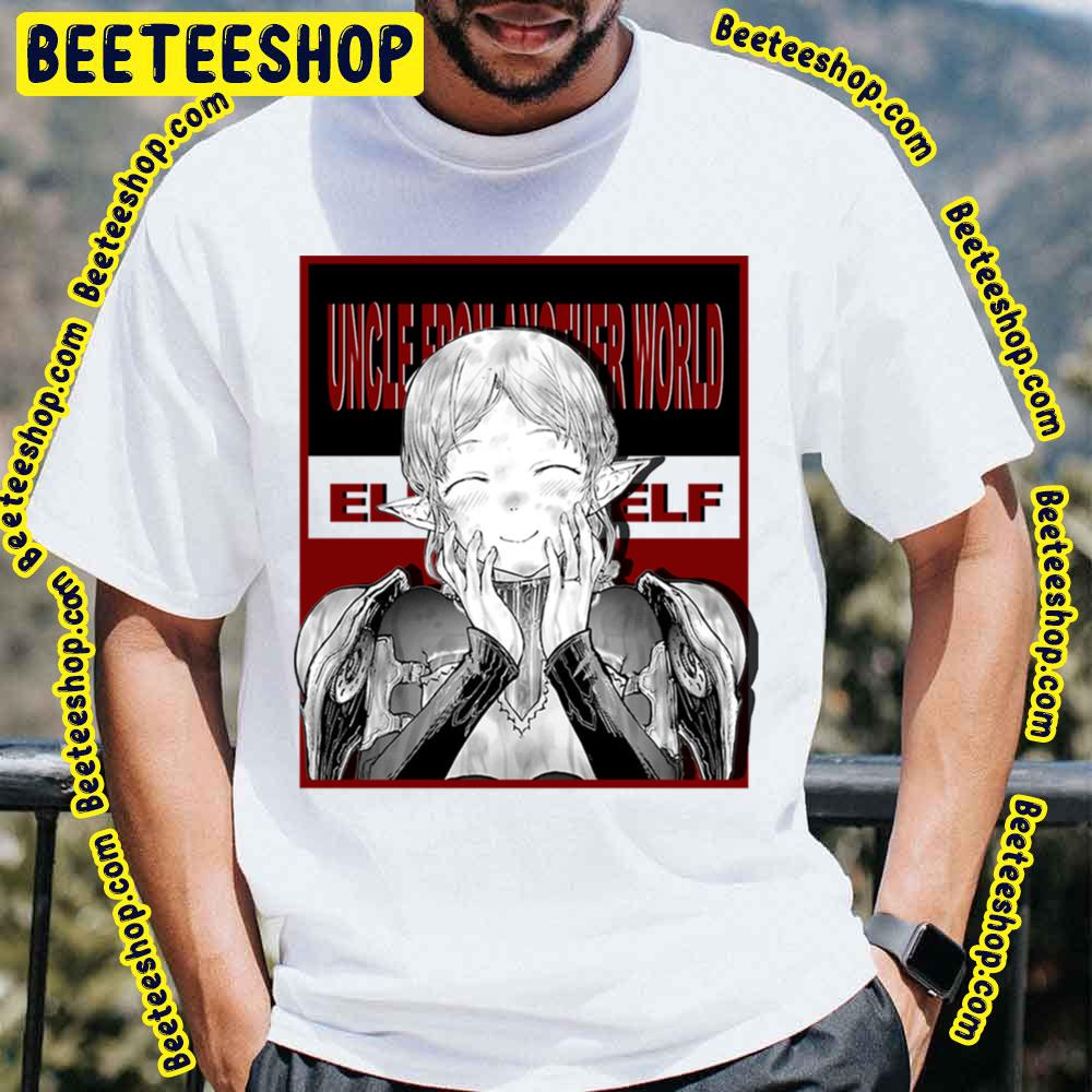 Red Black Art Elf Uncle From Another World Trending Unisex T-Shirt Red Black Art Elf Uncle From Another World Trending Unisex T-Shirt