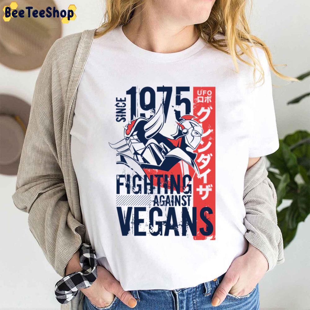 Red Fighting Against Vegans Grendizer Trending Unisex T-Shirt Red Fighting Against Vegans Grendizer Trending Unisex T-Shirt