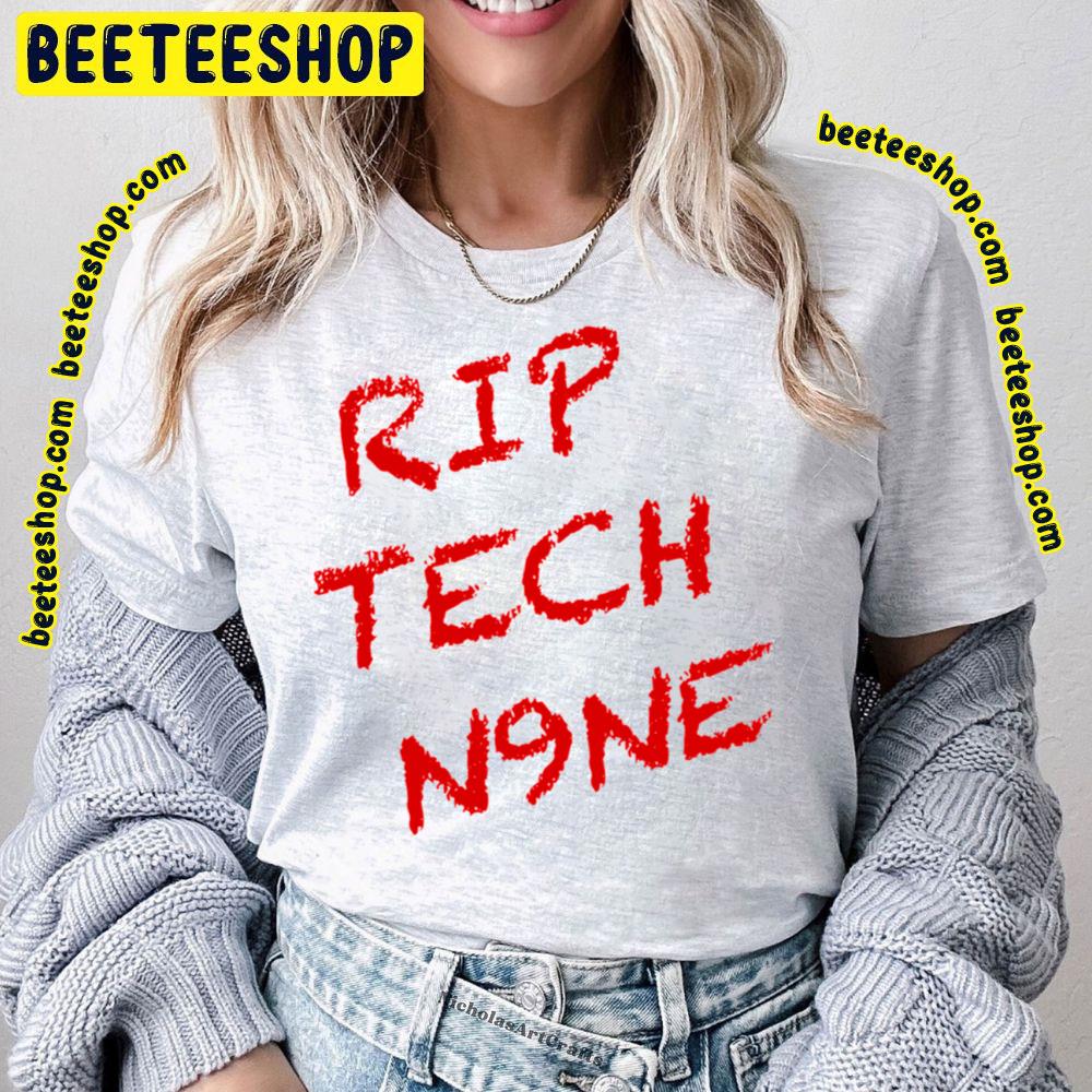 Red Text Rip Tech Nine Trending Unisex T-Shirt Red Text Rip Tech Nine Trending Unisex T-Shirt